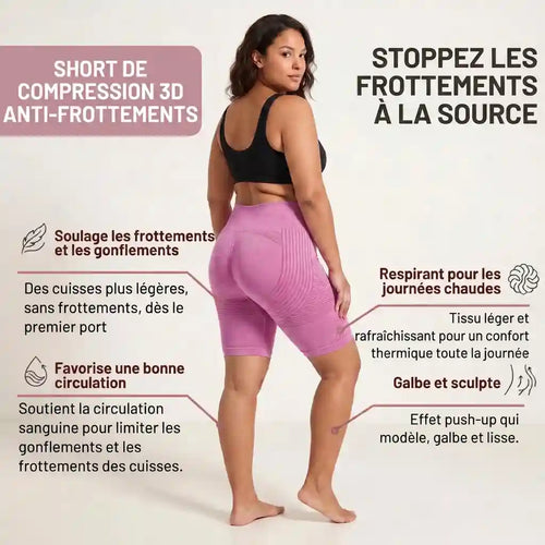 Legging court 3D Cellumove – Redéfinissez votre silhouette sans effort