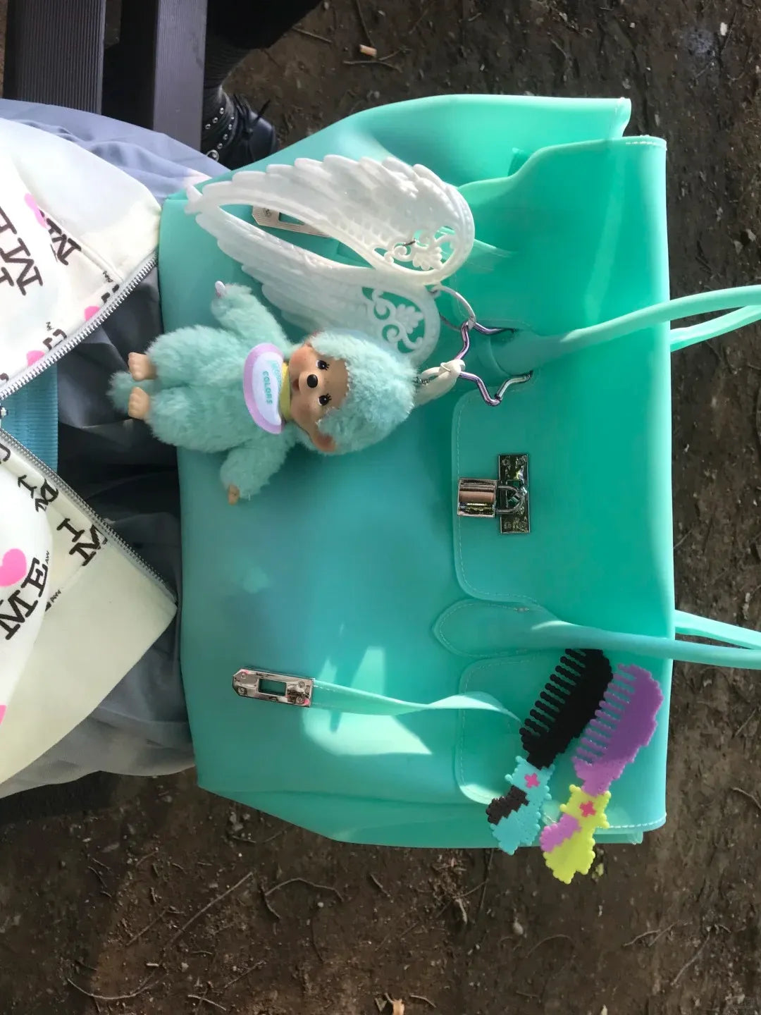 Aqua Jelly Firkin Mood Bag
