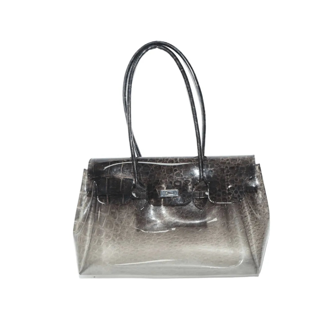 Grey Croc Jelly Firkin Bag