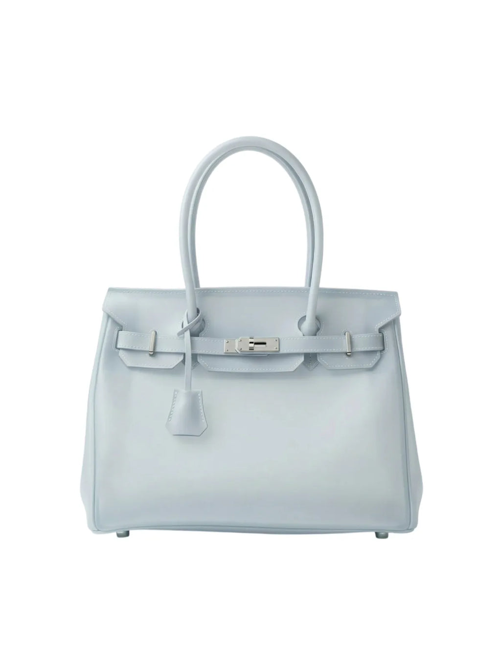 Ice Blue Jelly Tote Bag – Clear Aesthetic Y2K Handbag