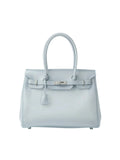 Ice Blue Jelly Tote Bag – Clear Aesthetic Y2K Handbag