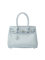 Ice Blue Jelly Tote Bag – Clear Aesthetic Y2K Handbag