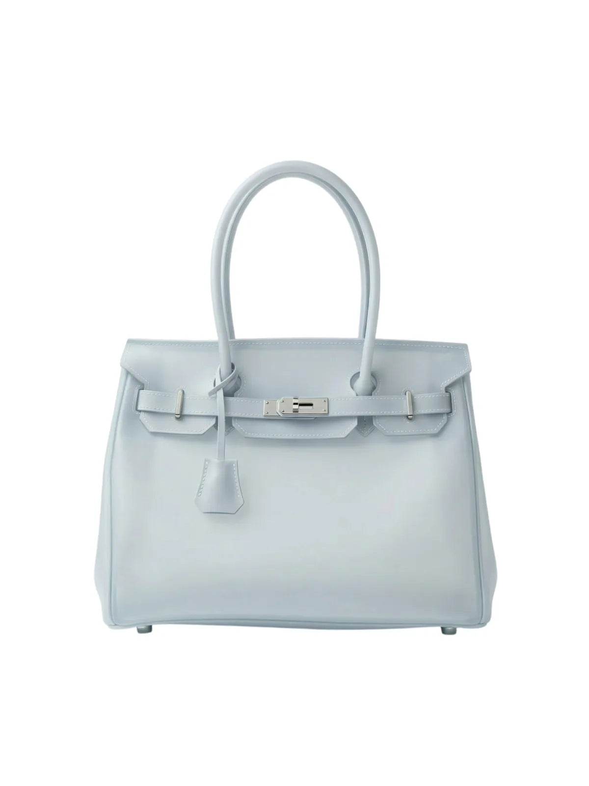 Ice Blue Jelly Tote Bag – Clear Aesthetic Y2K Handbag