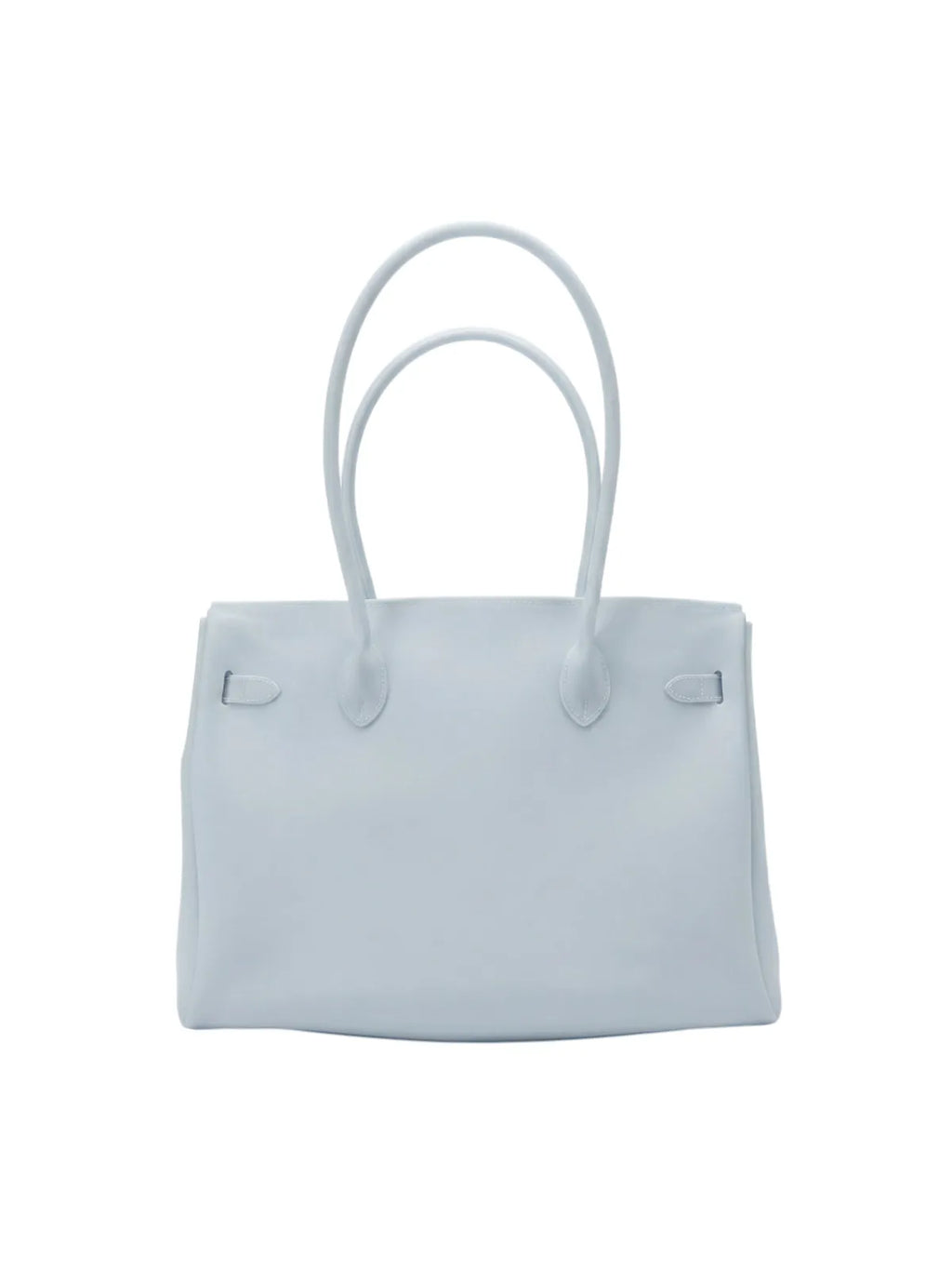 Ice Blue Jelly Tote Bag – Clear Aesthetic Y2K Handbag
