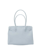 Ice Blue Jelly Tote Bag – Clear Aesthetic Y2K Handbag