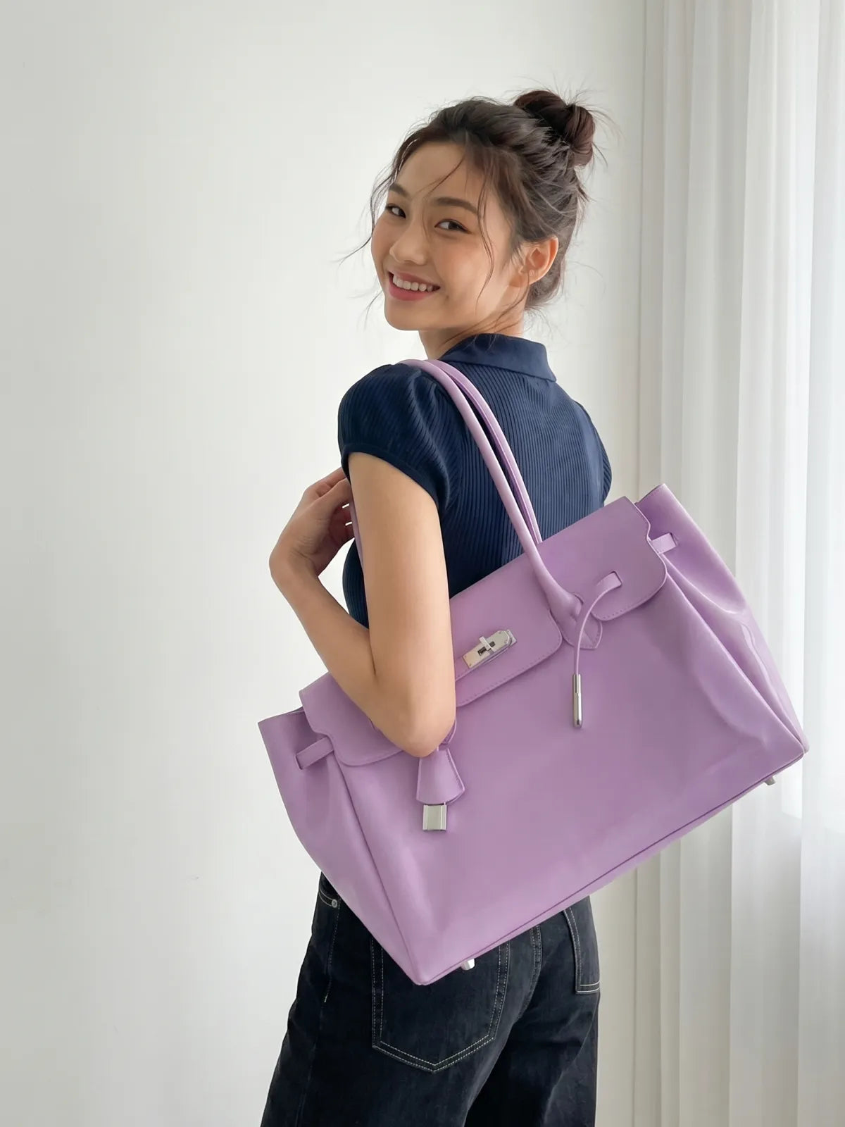Lavender Jelly Firkin Bag