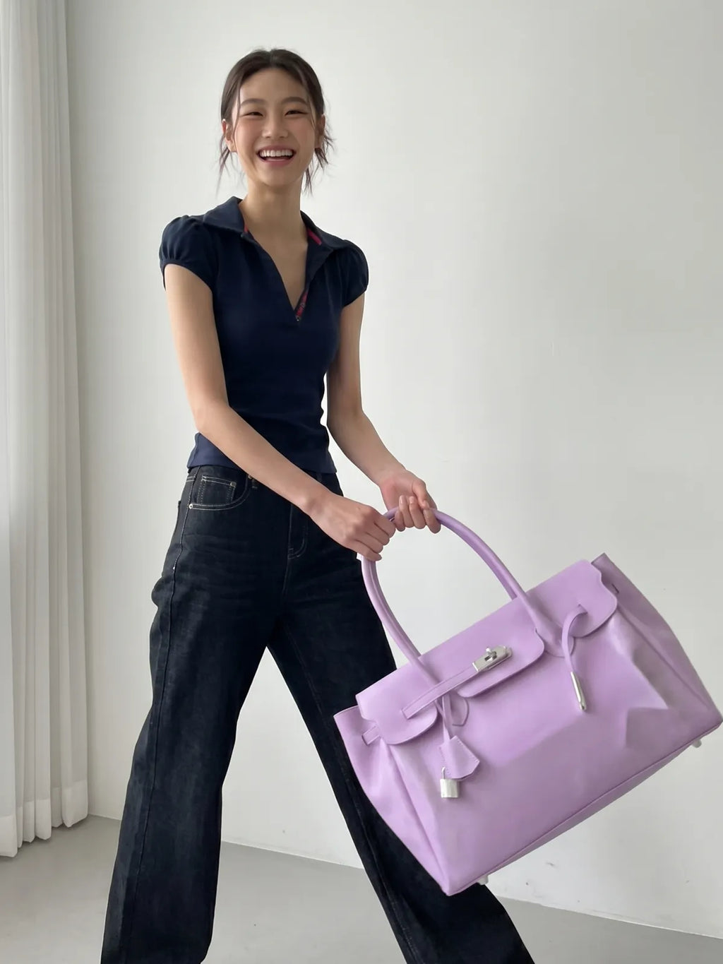 Lavender Jelly Firkin Bag