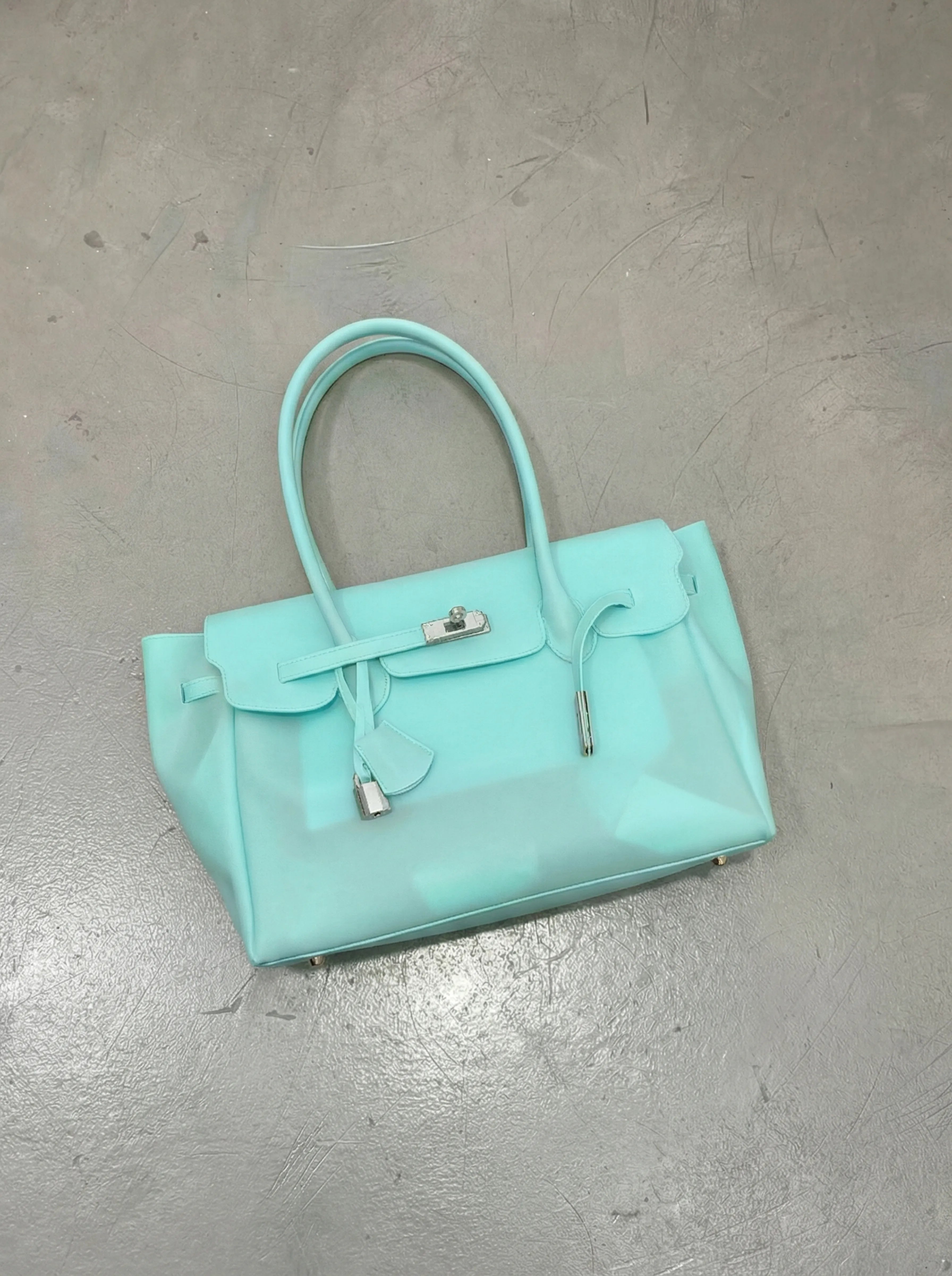 Aqua Jelly Firkin Mood Bag