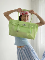 Neon Green Y2K Jelly Firkin Bag