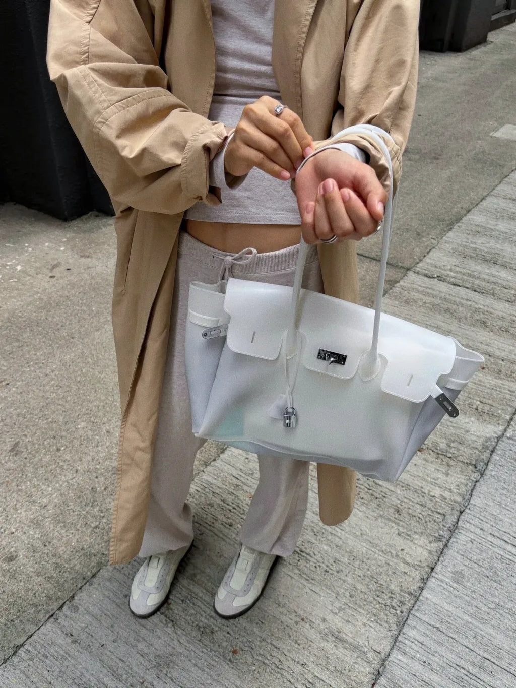 White Jelly Firkin Bag